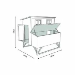 FLAMINGO Poulailler Cosmo Cottage -Poulailler et élevage de la basse-cour Soldes 2022 10221070 3