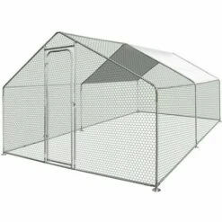 TERRE JARDIN Enclos Poulailler / Volière Extérieur 12m2