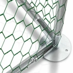 IDMARKET Enclos Poulailler 9 M² Parc Grillagé 3x3 M Acier Galvanisé - Naturel -Poulailler et élevage de la basse-cour Soldes 2022 10649286 4