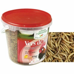 FERME DE BEAUMONT Vers De Farine Déshydratés 2,5 Litres (375 Gr)
