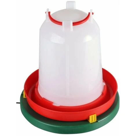 CHEMIN DES POULAILLERS Chauffe Abreuvoir Poule Diamètre 20 Cm Vert Gaun 3 CHEMIN DES POULAILLERS Chauffe Abreuvoir Poule Diamètre 20 Cm Vert Gaun – Image 3