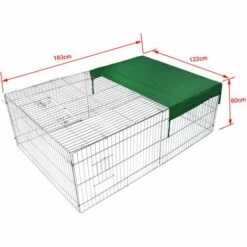 WILTEC Parc Enclos Petits Animaux Domestiques 183 X 122 X 60 Cm Clôture Protection Solaire Verrouillable 9 WILTEC Parc Enclos Petits Animaux Domestiques 183 X 122 X 60 Cm Clôture Protection Solaire Verrouillable -Poulailler et élevage de la basse-cour Soldes 2022 14647836 5