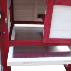 WILTEC Poulailler Avec Nichoir & Enclos Pondoir Peinture Rouge-blanche Clapier Plancher Amovible Volaille 8 WILTEC Poulailler Avec Nichoir & Enclos Pondoir Peinture Rouge-blanche Clapier Plancher Amovible Volaille -Poulailler et élevage de la basse-cour Soldes 2022 14833597 4