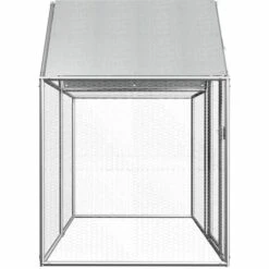 Poulailler 2 X 1 X 1,5 M Acier Galvanisé VidaXL -Poulailler et élevage de la basse-cour Soldes 2022 14904042 3
