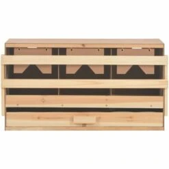Pondoir 3 Compartiments 72x33x38 Cm Pinède Solide VidaXL 9 Pondoir 3 Compartiments 72x33x38 Cm Pinède Solide VidaXL -Poulailler et Ă©levage de la basse-cour Soldes 2022 15011242 5