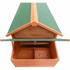 WILTEC Poulailler Enclos Et Abri Spacieux Bois D'épicéa Toit En Bitume 1710x800x1100 Mm Élevage Basse-cour -Poulailler et élevage de la basse-cour Soldes 2022 1526565 3