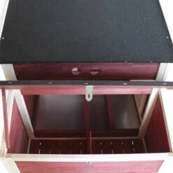 WILTEC Poulailler XXL Avec Nichoir & Abri Spacieux Bois D'épicéa Avec Toit En Bitume 2010x813x1165mm -Poulailler et élevage de la basse-cour Soldes 2022 1526572 3