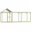 VidaXL Poulailler 4,5x1,5x2 M Pinède Imprégnée - Vert