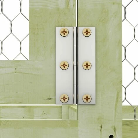 VidaXL Poulailler 1,5x1,5x1,5 M Pinède Imprégnée - Vert 4 VidaXL Poulailler 1,5x1,5x1,5 M Pinède Imprégnée - Vert – Image 4