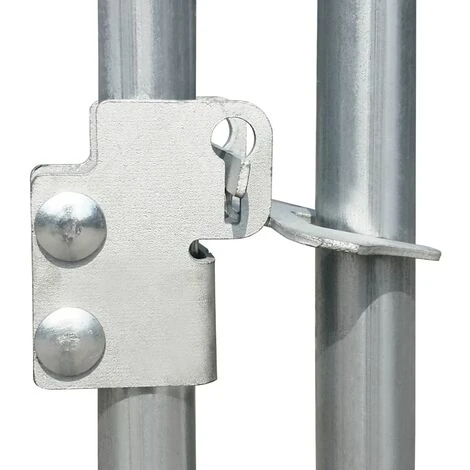 VidaXL Poulailler D'extérieur 2,75 X 4 X 1,92 M Acier Galvanisé - Argent 5 VidaXL Poulailler D'extérieur 2,75 X 4 X 1,92 M Acier Galvanisé - Argent – Image 5