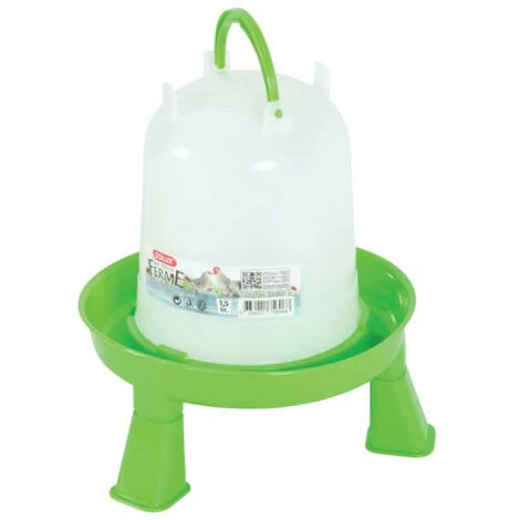 Abreuvoir ZOLUX Sur Pied - Blanc-Vert - 1,5L - 175606 1 Abreuvoir ZOLUX Sur Pied - Blanc-Vert - 1,5L - 175606