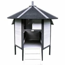 MUCOLA Poulailler Poulet Volailles Blanc Gris Domestiques Volière XXL 6-coins Stylo Volaille