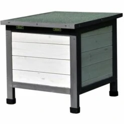 MUCOLA Maison De Chat Blanc/gris Maison De Chat Extérieur Chat Grotte Litière Boîte De Bois Maison De Chat 9 MUCOLA Maison De Chat Blanc/gris Maison De Chat Extérieur Chat Grotte Litière Boîte De Bois Maison De Chat -Poulailler et Ă©levage de la basse-cour Soldes 2022 18032209 5