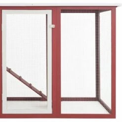 Poulailler D'extérieur Avec 1 Nichoir Rouge Bois VidaXL 9 Poulailler D'extérieur Avec 1 Nichoir Rouge Bois VidaXL -Poulailler et élevage de la basse-cour Soldes 2022 18425806 5