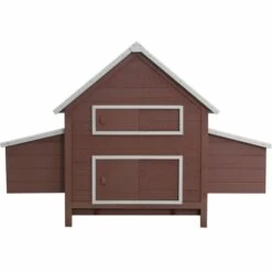 Poulailler Marron 157x97x110 Cm Bois VidaXL -Poulailler et élevage de la basse-cour Soldes 2022 18425814 3