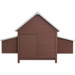 Poulailler Marron 157x97x110 Cm Bois VidaXL -Poulailler et élevage de la basse-cour Soldes 2022 18425814 4