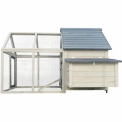 WILTEC Poulailler Bleu-gris 167x118x112cm Bois Nichoir & Enclos Bac Amovible Nettoyage Abri Basse-cour 7 WILTEC Poulailler Bleu-gris 167x118x112cm Bois Nichoir & Enclos Bac Amovible Nettoyage Abri Basse-cour -Poulailler et élevage de la basse-cour Soldes 2022 18704483 3