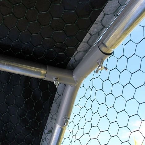 WILTEC Enclos Extérieur XXL 6x3x2m Grand Espace Auvent étanche Et Résistant Porte Verrouillable Volière 2 WILTEC Enclos Extérieur XXL 6x3x2m Grand Espace Auvent étanche Et Résistant Porte Verrouillable Volière – Image 2