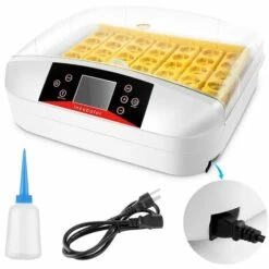 BETTER MAISON Oeufs Incubateur Numérique Automatique 32 Oeufs Pour Poulet Canards Oie Oiseau - Blanc -Poulailler et élevage de la basse-cour Soldes 2022 21675053 4