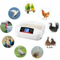 BETTER MAISON Oeufs Incubateur Numérique Automatique 32 Oeufs Pour Poulet Canards Oie Oiseau - Blanc -Poulailler et élevage de la basse-cour Soldes 2022 21675053 5