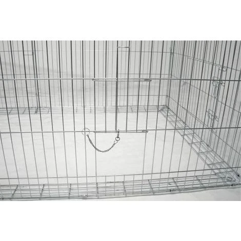 KERBL Enclos Extérieur Avec Toit Gris - Gris 2 KERBL Enclos Extérieur Avec Toit Gris - Gris – Image 2