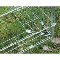 KERBL Enclos Extérieur Avec Toit Gris - Gris 7 KERBL Enclos Extérieur Avec Toit Gris - Gris -Poulailler et élevage de la basse-cour Soldes 2022 2222973 4