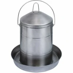 POULAILLER DIRECT Abreuvoir Volailles En Acier Inoxydable 12l - Gaun