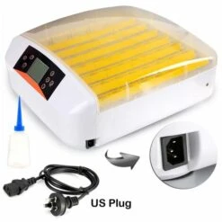 BETTER MAISON Couveuse Automatique Incubateur 56 Oeufs EU Prise Avec LED - Jaune -Poulailler et élevage de la basse-cour Soldes 2022 23088805 5