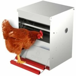 COPELE Mangeoire Anti-nuisible Safeed 6 Kg - Gris / Rouge -Poulailler et élevage de la basse-cour Soldes 2022 26675892 3