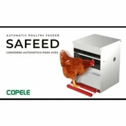 COPELE Mangeoire Anti-nuisible Safeed 6 Kg - Gris / Rouge -Poulailler et élevage de la basse-cour Soldes 2022 26675892 4