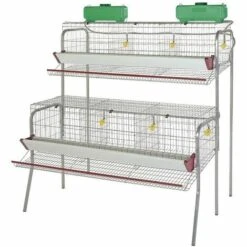 SUINGA Batterie Pour 30 Poules Pondeuses Dans 6 Départements 155x110x150 Cm