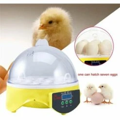 MERKMAK Couveuse Automatique Digital Incubateur Machine A Couver 7 Oeufs Poule