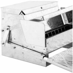 WIESENFIELD Mangeoire Automatique Pour Volaille Poule Canard Oie 11,5 Kg En Acier Galvanisé - Gris -Poulailler et élevage de la basse-cour Soldes 2022 28259339 4