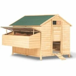 TERRE JARDIN Grand Poulailler En Bois Avec Quadruple Pondoir 7 TERRE JARDIN Grand Poulailler En Bois Avec Quadruple Pondoir -Poulailler et élevage de la basse-cour Soldes 2022 29531007 3