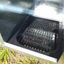 POULAILLER DIRECT Pondoir Poule Extérieur En Métal 4 Nichoirs - Gaun -Poulailler et élevage de la basse-cour Soldes 2022 31026218 5