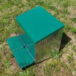 POULAILLER DIRECT Pondoir Poule Extérieur En Métal 2 Nichoirs - Gaun -Poulailler et élevage de la basse-cour Soldes 2022 31032521 3