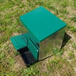 POULAILLER DIRECT Pondoir Poule Extérieur En Métal 2 Nichoirs - Gaun -Poulailler et élevage de la basse-cour Soldes 2022 31032521 4