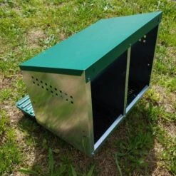 POULAILLER DIRECT Pondoir Poule Extérieur En Métal 2 Nichoirs - Gaun -Poulailler et élevage de la basse-cour Soldes 2022 31032521 5