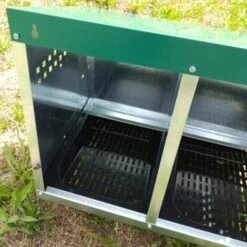 POULAILLER DIRECT Pondoir Poule Extérieur En Métal 1 Nichoir - Gaun -Poulailler et élevage de la basse-cour Soldes 2022 31032522 4