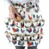 TRIOMPHE Tablier De Collecte D’œufs, 12 Poches Pour Poule Avec Imprimé Coq De Poule Et œufs En Toile, Support Pour Poules Poulailles, Accessoires Au Foyer, Agriculture, Cuisine, Maison De Travail