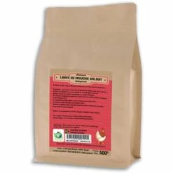 CHEMIN DES POULAILLERS Larves De Mouche Soldat À Picorer Pour Volailles Doypack 1,3l - Prefor