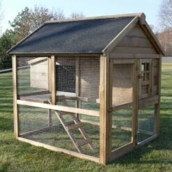 CHEMIN DES POULAILLERS Poulailler Plymouth Toit Shingle Ouvrant 4 À 6 Poules Bois Fsc - Noir 7 CHEMIN DES POULAILLERS Poulailler Plymouth Toit Shingle Ouvrant 4 À 6 Poules Bois Fsc - Noir -Poulailler et élevage de la basse-cour Soldes 2022 38696659 3