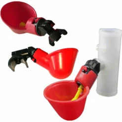 TRIOMPHE TRIOM 5pcs Automatique Volaille Eau Tasses À Bol Bol En Plastique Poulet Poule Oiseau Auto Buveur Abreuvoir D'alimentation -Poulailler et élevage de la basse-cour Soldes 2022 41657963 5