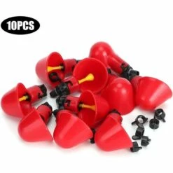 TANABATA Breuvoir De Poulet, 10 PCS Automatique Pour Volaille Distributeurs D'eau Automatique Avec Tasses D'arrosage Pour Poulailler Poulet Canard Volaille Abreuvoir Mangeoire -Poulailler et élevage de la basse-cour Soldes 2022 44322339 3
