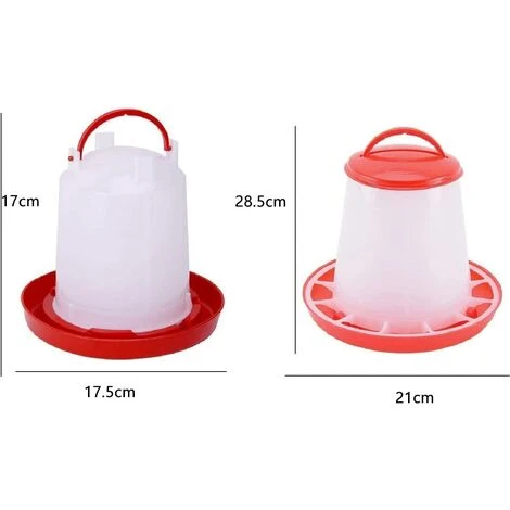 TANABATA Kit D'alimentation Et D'eau Pour Poussin Pour Fontaines De Volaille Jusqu'à 12 Poussins, Gril Facile à Nettoyer, Très Pratique Pour Poulailler 5 TANABATA Kit D'alimentation Et D'eau Pour Poussin Pour Fontaines De Volaille Jusqu'à 12 Poussins, Gril Facile à Nettoyer, Très Pratique Pour Poulailler – Image 5