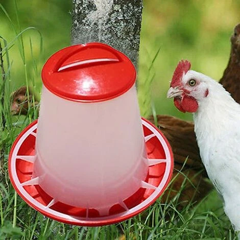 TANABATA Mangeoire De Poulet Avec Seau Pour Buveur De Nourriture Pour Volaille, Caille, Poule 1,5 L 4 TANABATA Mangeoire De Poulet Avec Seau Pour Buveur De Nourriture Pour Volaille, Caille, Poule 1,5 L – Image 4