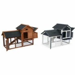 ALICE'S GARDEN Poulailler En Bois GALINETTE, 3 Poules, Cage à Poule Avec Enclos - Bois -Poulailler et élevage de la basse-cour Soldes 2022 44638826 5