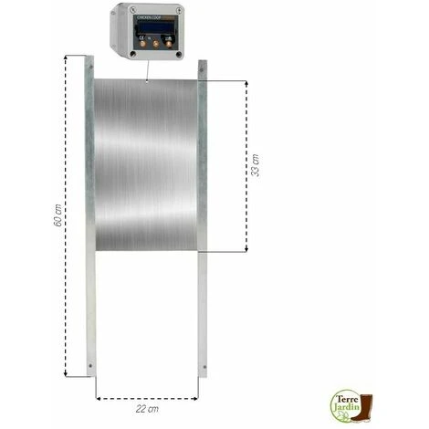 TERRE JARDIN Porte De Poulailler Automatique Programmable 2 TERRE JARDIN Porte De Poulailler Automatique Programmable – Image 2