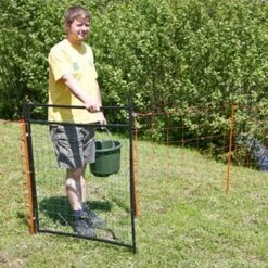 Kerbl Porte Pour Filets De Clôture électrique 95-125 Cm 446518 - Noir -Poulailler et élevage de la basse-cour Soldes 2022 5449251 3