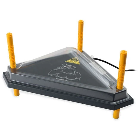 POULAILLER DIRECT Couvercle De Protection Pet Pour Panneau Chauffant 15 À 20 Poussins Triangle 30x30cm - Olba 1 POULAILLER DIRECT Couvercle De Protection Pet Pour Panneau Chauffant 15 À 20 Poussins Triangle 30x30cm - Olba